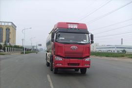 青岛解放底盘&nbsp;粉粒物料运输车外观图片