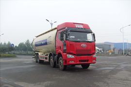 青岛解放底盘&nbsp;粉粒物料运输车外观图片