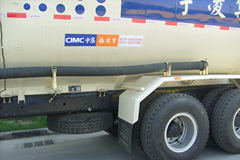 东风柳汽 霸龙507 340马力 8X4 粉粒物料车(中集牌)(ZJV5316GFLLY3)