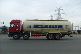 东风柳汽底盘&nbsp;粉粒物料运输车外观图片