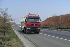 东风柳汽 霸龙507 340马力 8X4 粉粒物料车(中集牌)(ZJV5316GFLLY3)
