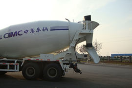 一汽解放底盘&nbsp;混凝土搅拌车上装                                                图片