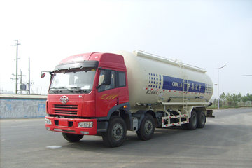 解放 奥威(J5P) 280马力 8X4 粉粒物料车(凌宇牌)(CLY5312GFL1)