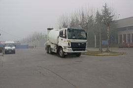 福田欧曼底盘&nbsp;混凝土搅拌车外观                                                图片