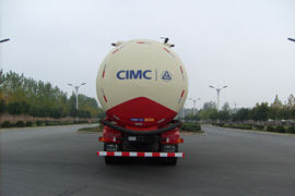 陕汽重卡底盘&nbsp;粉粒物料运输车外观图片