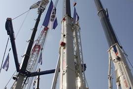 汽车起重机 吊车&nbsp;吊车上装                                                图片