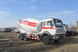 北奔重卡&nbsp;混凝土搅拌车外观                                                图片