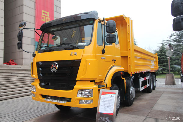 中国重汽 豪瀚J7B 340马力 8X4 6.5米自卸车(457后桥)