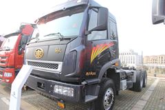 青岛解放 新大威重卡 350马力 6X4 5.4米LNG自卸车(CA3256P2K2T1NA80)