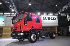 依维柯 Eurocargo系列重卡 251马力 双排消防车底盘(ML120E25D)