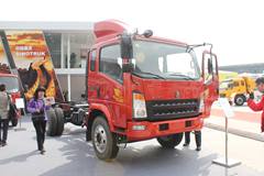 中国重汽HOWO 统帅 168马力 3800轴距轻卡底盘(ZZ1127G3815D1)