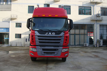 江淮 格尔发KX重卡 310马力 8X4 9.5米排半仓栅式载货车(玉柴)(HFC5311CCYP2K4H45F)
