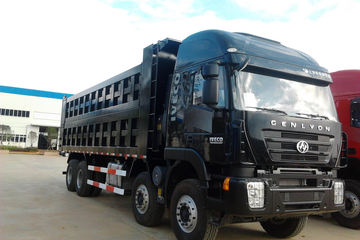 红岩 杰狮重卡 380马力 8X4 8.5米自卸车(CQ3314HTG466B)