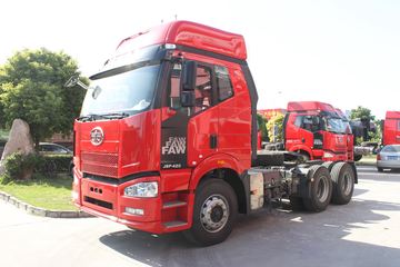 一汽解放 J6P重卡 轻量化版 420马力 6X4牵引车(CA4250P66K24T1A1E4X)