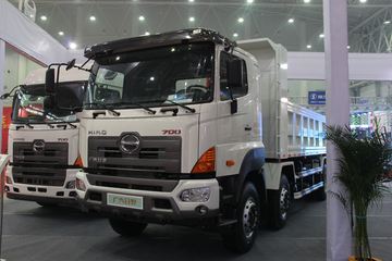 广汽日野 700系列重卡 350马力 8X4 8米自卸车(YC3310FY2PY4)