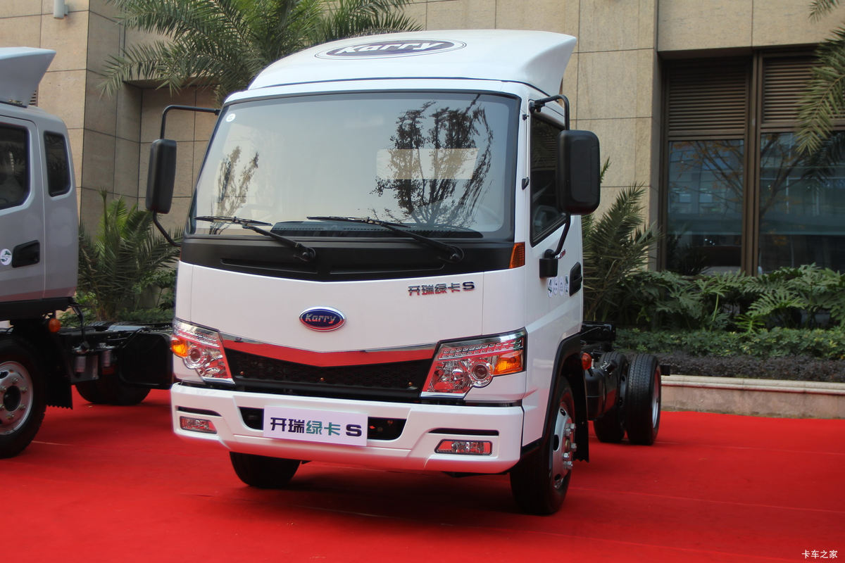 开瑞 绿卡S 宽体 117马力 3360轴距 4.215米单排栏板轻卡底盘