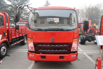 中国重汽HOWO 统帅 148马力 3.85米排半栏板轻卡(ZZ1047F341CE145)