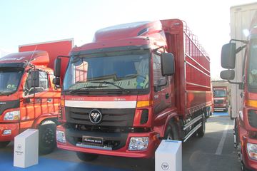 福田 欧马可5系中卡 170马力 4X2 6.75米仓栅式载货车(BJ5139CCY-F1)