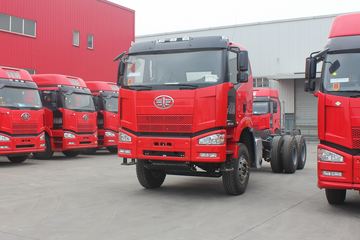 一汽解放 J6P重卡 370马力 6X4自卸车底盘(CA3250P66K24L3BT1E4)