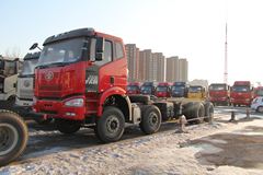 一汽解放 J6P重卡 310马力 8X4自卸车底盘(CA3310P66K2L5BT4E4)