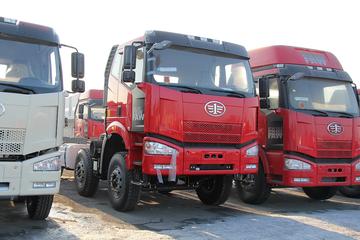 一汽解放 J6P重卡 350马力 8X4自卸车底盘(CA3310P66K2L4BT4E4)