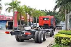 东风柳汽 乘龙M5重卡 320马力 8X4 9.6米排半栏板载货车底盘(LZ1240M5FAT)