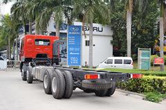 东风柳汽 乘龙M5重卡 320马力 8X4 9.6米排半栏板载货车底盘(LZ1240M5FAT)