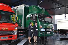 江淮 帅铃中卡 165马力 4X2排半厢式载货车(邮政)