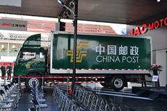 江淮 帅铃中卡 165马力 4X2排半厢式载货车(邮政)