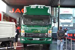 江淮 帅铃中卡 165马力 4X2排半厢式载货车(邮政)