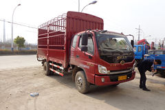 时骏 斯卡特 130马力 4X2 4.8米排半仓栅式载货车(LFJ5090CCYG1)