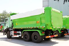 上汽红岩 新金刚重卡 336马力 6X4 5.6米自卸车(U型斗新型渣土车)