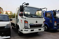 中国重汽HOWO 悍将 115马力 4.2米单排栏板轻卡