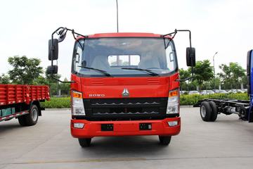 中国重汽HOWO 统帅 180马力 5.75米排半栏板载货车(ZZ1147H451CE1)