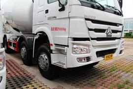 重汽豪沃(HOWO)底盘&nbsp;混凝土搅拌车外观                                                图片