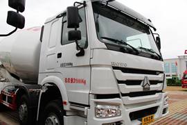 重汽豪沃(HOWO)底盘&nbsp;混凝土搅拌车外观                                                图片