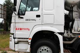 重汽豪沃(HOWO)底盘&nbsp;混凝土搅拌车外观                                                图片