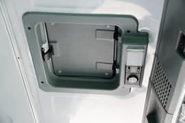 重汽豪沃(HOWO)底盘&nbsp;混凝土搅拌车驾驶室                                               图片