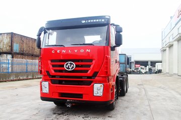 上汽红岩 杰狮C100重卡 390马力 6X4牵引车(平顶)(CQ4255HTVG334)