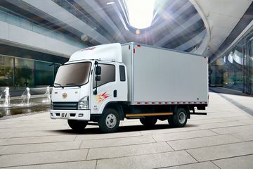 解放 麟V中卡 130马力 4X2 6.2米排半厢式载货车(CA5125XXYP40K2L5E4A85-3)