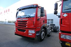 青岛解放 悍V重卡 290马力 8X4 7.2米自卸车底盘(CA3310P1K2L4T4E4A80)