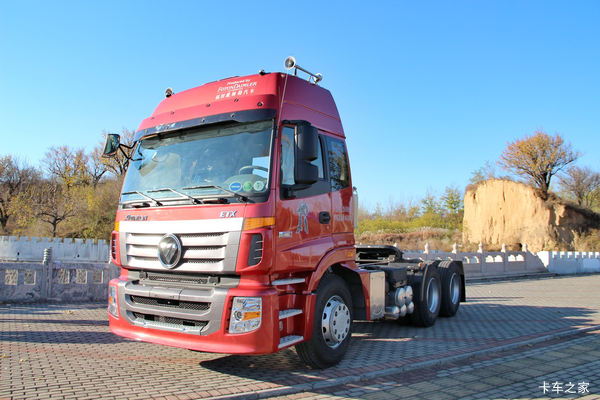 福田 欧曼ETX 6系重卡 超能版 350马力 6X4牵引车(BJ4253SNFKB-XH)