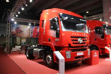 上汽红岩 杰狮M100重卡 290马力 4X2 港口牵引车(CQ4185HMG361)