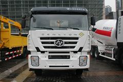 上汽红岩 杰狮M100 280马力 6X4 LNG可卸式垃圾车(重特牌)(QYZ5253ZXX4)