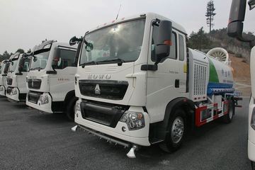 中国重汽 HOWO T5G 180马力 4X2 抑尘车(绿叶牌)(JYJ5167GSSD)