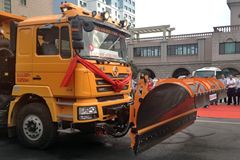 陕汽重卡 德龙F3000 375马力 6X4 除雪车(陕汽榆林牌)