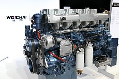 潍柴WP12NG350E50 350马力 12L 国五 天然气发动机