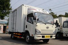 解放 J6F 130马力 4.21米单排厢式轻卡(带尾板)(CA5041XXYP40K2L1E4A84-3)