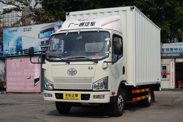 解放 J6F 130马力 4.21米单排厢式轻卡(带尾板)(CA5041XXYP40K2L1E4A84-3)