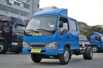 江淮 帅铃K330 120马力 3308轴距双排轻卡底盘(HFC1041R92K2C2)